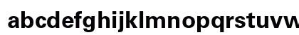 Univers 65 Bold Lowercase Preview