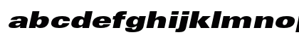 Univers LT W0593 Bold Italic Preview