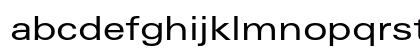 Univers LT W0453 Regular Lowercase Preview