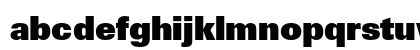 Univers 85 Extra Black Lowercase Preview