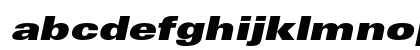 Univers 93 Extra Black Extended Oblique Preview