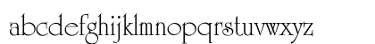 University Regular Lowercase Preview