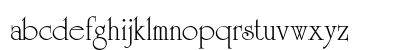 University Std Roman Lowercase Preview