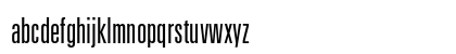Univers LT W0449 Regular Lowercase Preview