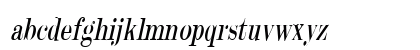 Update-Condensed Italic Lowercase Preview