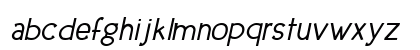 Urban Elegance Bold Italic Lowercase Preview