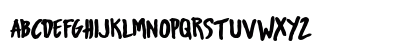 Urban Oil Typeface Regular Lowercase Preview
