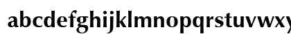 URWClassicoT Bold Lowercase Preview
