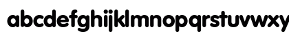 VAGRounded Regular Lowercase Preview