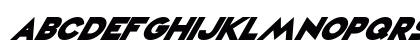 Vampire Raves Italic Lowercase Preview