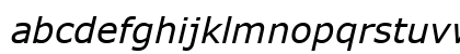 Verdana Italic Lowercase Preview