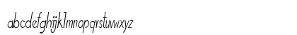 Verno Condensed Regular Lowercase Preview