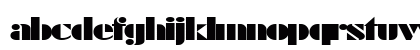 VerticalSmudge94 Regular Lowercase Preview