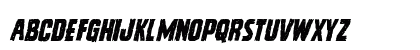 Vicious Hunger Staggered Italic Italic Lowercase Preview