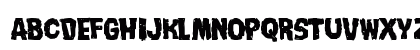 Nightmare Alley Expanded Lowercase Preview