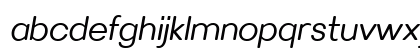 Villeray Rounded Semilight Italic Preview