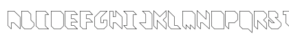 Vitreous Outline Lowercase Preview