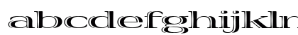 Viva Std Bold ExtraExtended Lowercase Preview