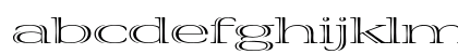 Viva Std ExtraExtended Lowercase Preview