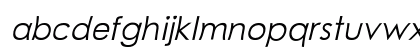 Voltagio Italic Lowercase Preview