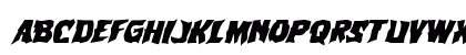 Vorvolaka Expanded Italic Lowercase Preview