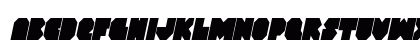 VX Rocket Condensed Italic Condensed Italic Lowercase Preview