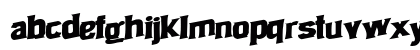 WagonMan72 Regular Lowercase Preview