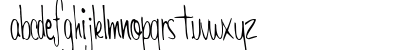 Walk Regular Lowercase Preview