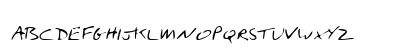 WalkersHand Regular Lowercase Preview
