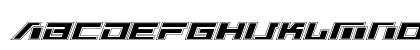 War Machine Academy Italic Lowercase Preview