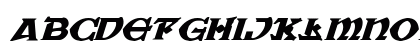 War Priest Expanded Italic Expanded Italic Preview