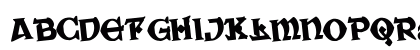 War Priest Rotate Regular Lowercase Preview