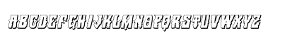 Warlock's Ale 3D Italic Lowercase Preview