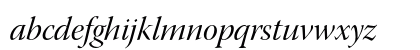 Warnock Pro Italic Display Lowercase Preview