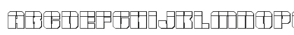 Warp Thruster 3D Laser Regular Lowercase Preview