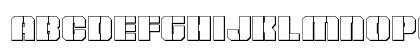 Warp Thruster 3D Regular Lowercase Preview