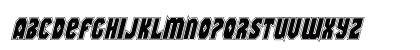 Warrior Nation Academy Italic Lowercase Preview