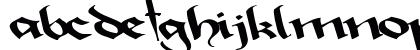 Waste Regular Lowercase Preview