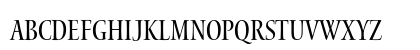 Waters Titling Pro Condensed Lowercase Preview