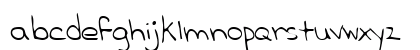 WaynesHand Regular Lowercase Preview