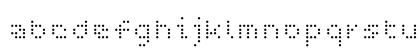 WC PIXHOLE light Bta Regular Lowercase Preview