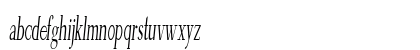 Wentworth Extra-condensed Italic Lowercase Preview