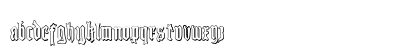 Westdelphia 3D Regular Lowercase Preview