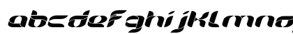 Wexler Extra-expanded Italic Lowercase Preview