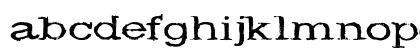 Wide Noise Regular Lowercase Preview