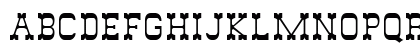 WildWest Regular Lowercase Preview