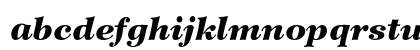 Wilke LT Std 96 Black Italic Lowercase Preview