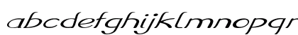 Windfall Extra-expanded Italic Lowercase Preview