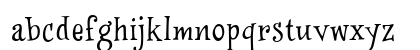 WinstonNero_Trial Regular Lowercase Preview