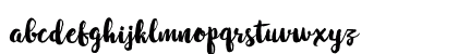 Winter Brush Demo Regular Lowercase Preview